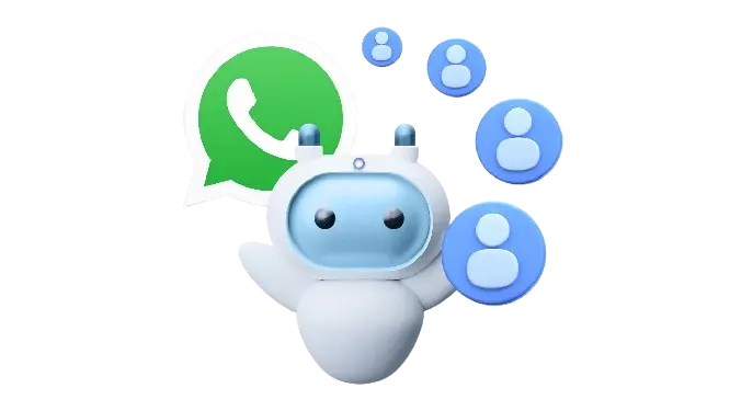 Agent using WhatsApp CRM